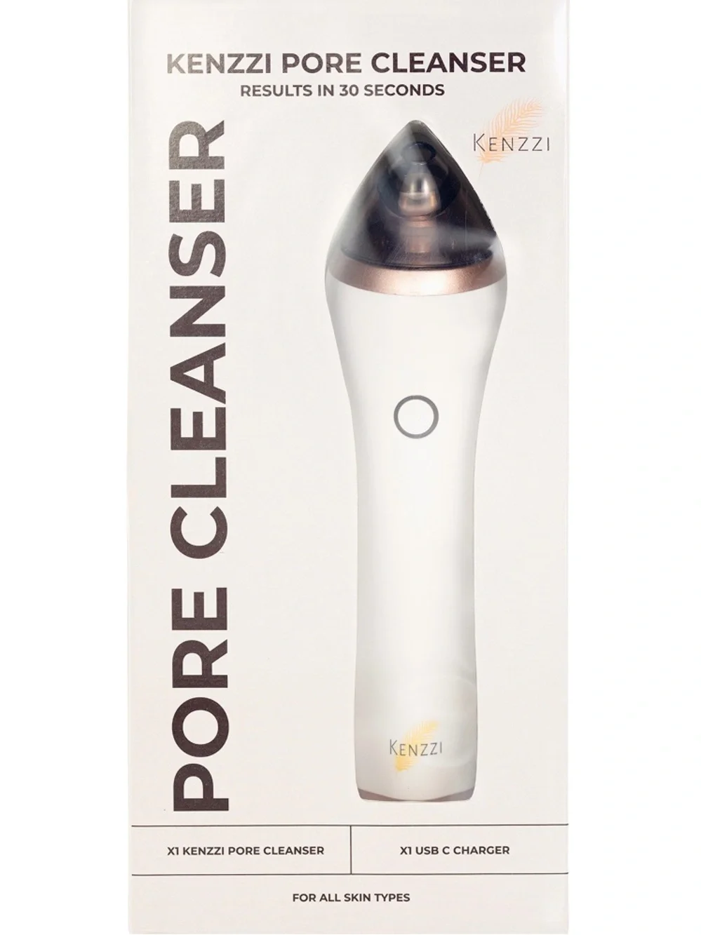 Kenzzi Microcrystalline Pore Cleanser Microdermabrasion Face Skincare Tool NIB